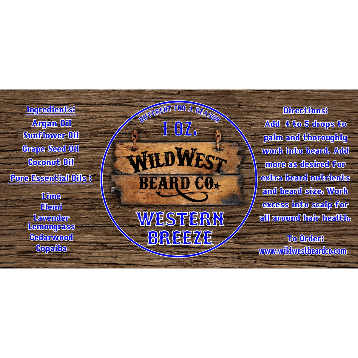 Western Breeze Classic Beard Oil
