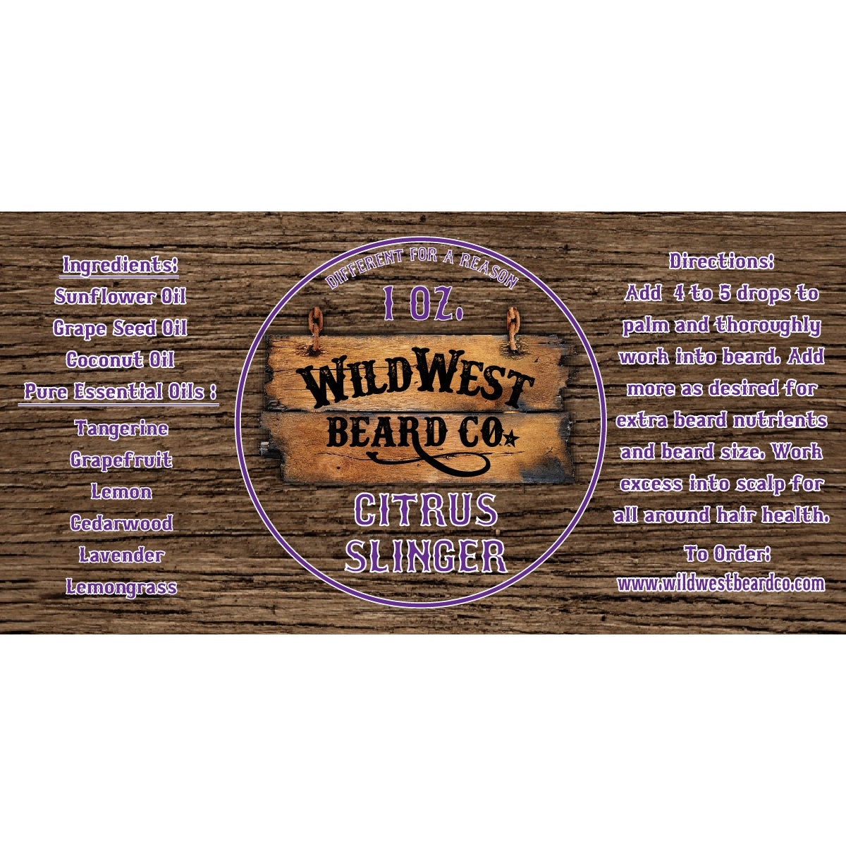 Citrus Slinger Classic Beard Oil