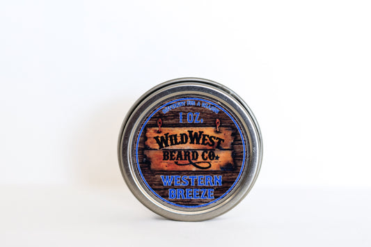A picture of the Western Breeze natural beard balm
